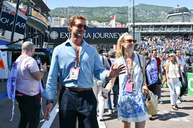 IPA85396189 - Monte Carlo, Monaco Formula 1 Grand Prix - Celebrities watch Saturday s practice session  Copyright: xManuelexMangiarottix xManuelexMangiarottix 85396189