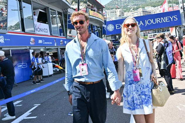 IPA85396203 - Monte Carlo, Monaco Formula 1 Grand Prix - Celebrities watch Saturday s practice session  Copyright: xManuelexMangiarottix xManuelexMangiarottix 85396203