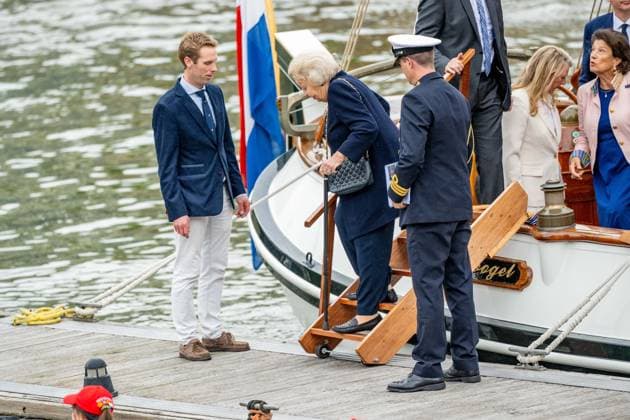06-06-2026 Rotterdam Princess Beatrix attended the celebration of the 35th anniversary of the Royal Rowing and Sailing Association ˜De Maas™ in Rotterdam. Â  Copyright: xPPEx