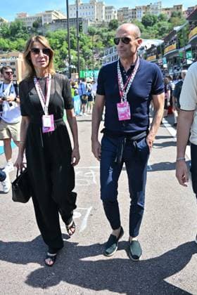 IPA85396332 - Monte Carlo, Monaco Formula 1 Grand Prix - Celebrities watch Saturday s practice session  Copyright: xManuelexMangiarottix xManuelexMangiarottix 85396332
