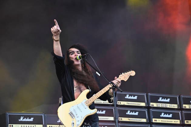 SÖLVESBORG, SVERIGE 20260606 Yngwie Malmsteen spelar pa Festival stage under Sweden Rock Festival pa lördagen. SÖLVESBORG SVERIGE x10080x *** SÖLVESBORG, SWEDEN 20260606 Yngwie Malmsteen plays on the Festival stage during Sweden Rock Festival on Saturday SÖLVESBORG SWEDEN x10080x  Copyright: xFredrikxSandberg TTx SWEDEN ROCK FESTIVAL 2026 9HiuWyqy0EI