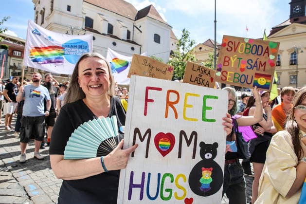 The Brno Pride Parade passed through the city centre as part of the Brno Pride Week 2026 event, in Brno, Czech Republic, on June 6, 2026. (CTKxPhoto MonikaxHlavacova) CTKPhotoP2026060604410  CTKPhotoP2026060604410