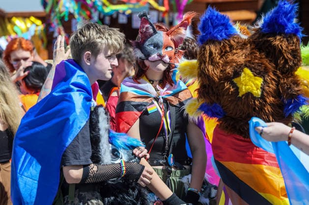 The Brno Pride Parade passed through the city centre as part of the Brno Pride Week 2026 event, in Brno, Czech Republic, on June 6, 2026. (CTKxPhoto MonikaxHlavacova) CTKPhotoP2026060604429  CTKPhotoP2026060604429
