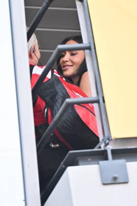 IPA85399771 - Monte Carlo, Formula 1 Monaco Grand Prix - Celebrities attend Saturday practice - Kim Kardashian and KhloÃ Kardashian Pictured: Kim Kardashian and KhloÃ Kardashian  Copyright: xManuelexMangiarottix xManuelexMangiarottix 85399771