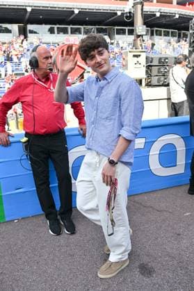 IPA85400593 - Monte Carlo, Formula 1 Monaco Grand Prix - Celebrities attend Saturday s practice In the photo: guest  Copyright: xManuelexMangiarottix xManuelexMangiarottix 85400593
