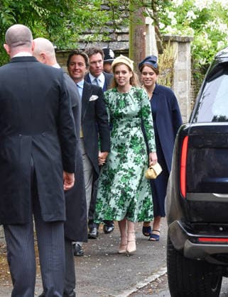 Peter Phillips Marries Harriet Sperling In Gloucestershire Edoardo Mapelli Mozzi, Jack Brooksbank, Princess Eugenie of York and Princess Beatrice of York arrive for the Royal wedding of Peter Phillips and Harriet Sperling at All Saints Church on June 06, 2026 in Kemble, England. Peter Phillips, the son of Princess Anne, Princess Royal and eldest grandchild of Queen Elizabeth II, will marry NHS Nurse and writer Harriet Sperling during a ceremony at All Saints Church in Kemble today, Credit:Jules Annan Avalon England  Copyright: xJulesxAnnanx xAvalonx 1108326013