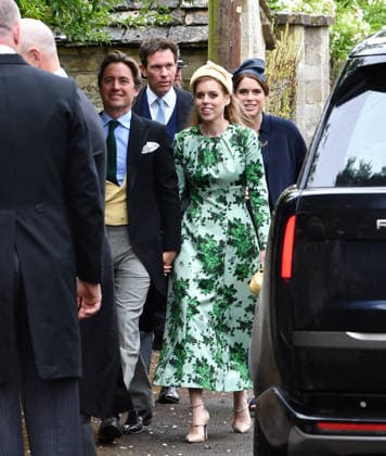 Peter Phillips Marries Harriet Sperling In Gloucestershire Edoardo Mapelli Mozzi, Jack Brooksbank, Princess Eugenie of York and Princess Beatrice of York arrive for the Royal wedding of Peter Phillips and Harriet Sperling at All Saints Church on June 06, 2026 in Kemble, England. Peter Phillips, the son of Princess Anne, Princess Royal and eldest grandchild of Queen Elizabeth II, will marry NHS Nurse and writer Harriet Sperling during a ceremony at All Saints Church in Kemble today, Credit:Jules Annan Avalon England  Copyright: xJulesxAnnanx xAvalonx 1108326351