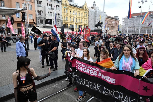 Zagreb Pride Parade People take part in the annual 25th Pride Parade in Zagreb, Croatia, on June 6, 2026.  JosipxRegovic PIXSELL