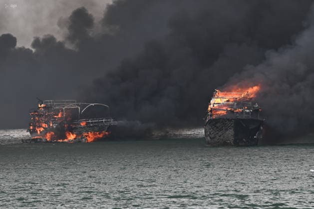 MANTA FIRE BOATS Manta, June 06, 2026 Fire of several boats in the Port of Manta API PHOTO ARIEL OCHOA Manta Manta ManaboÂ Ecuador DIS MANTA FIRE BOATS 835f5dc096b743997f1a6d4c397bc874 Copyright: xArielxOchoax