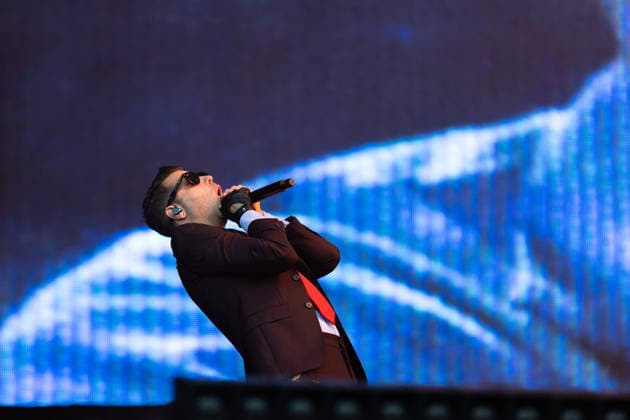 Spencer Charnas (Gesang) während des Auftritts der US-amerikanischen Metalcore-Band Ice Nine Kills im Rahmen des Festivals Rock am Ring 2026 am Nürburgring. Nürburg Rock am Ring Rheinland-Pfalz Germany *** Spencer Charnas vocals during the performance of the US metalcore band Ice Nine Kills as part of the Rock am Ring 2026 festival at the Nürburgring Nürburg Rock am Ring Rheinland Pfalz Germany