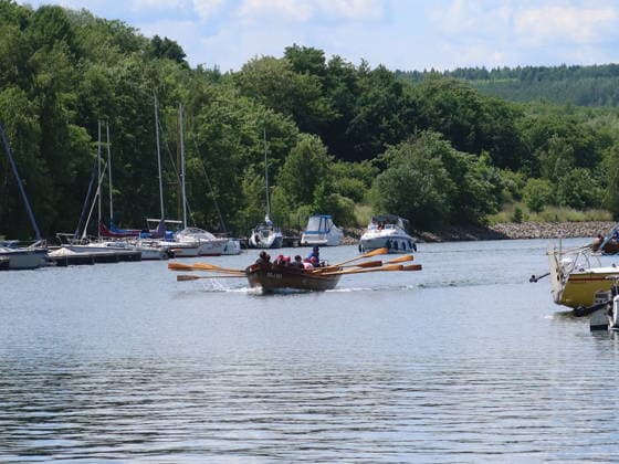 Lausitzer Kutterregatta. Der Ruderwettkampf der Firmen und Vereine, organisiert von Lausitzer Wassersportfreunde e.V., Jugendhaus Wartburg e.V. im Hafen Hagenwerder, Hafenstraße 100, 02827 Görlitz am Berzdorfer See am 06.6.2026 *** Lausitzer Kutterregatta The rowing competition of companies and clubs, organized by Lausitzer Wassersportfreunde e V , Jugendhaus Wartburg e V in Hagenwerder harbour, Hafenstraße 100, 02827 Görlitz on Lake Berzdorf on 06 6 2026 Copyright: xMatthiasxWehnertx