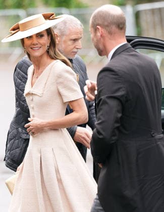 The Wedding of Harriet Sperling to Peter Phillips The Prince and Princess of Wales attend the Wedding of Harriet Sperling to Peter Phillips at All Saints Church, Kemble, Gloucestershire, UK, on the 6th June 2026. Picture by James Whatling Kemble All Saints Church Gloucestershire United Kingdom  WHA-0825