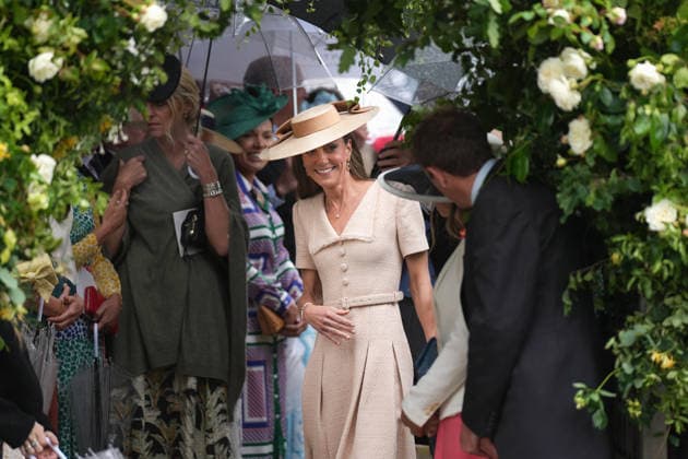 The Wedding of Harriet Sperling to Peter Phillips The Princess of Wales attends the Wedding of Harriet Sperling to Peter Phillips at All Saints Church, Kemble, Gloucestershire, UK, on the 6th June 2026. Picture by James Whatling Kemble All Saints Church Gloucestershire United Kingdom  WHA-0825