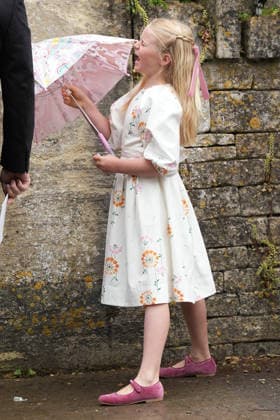 The Wedding of Harriet Sperling to Peter Phillips Lena Tindall attends the Wedding of Harriet Sperling to Peter Phillips at All Saints Church, Kemble, Gloucestershire, UK, on the 6th June 2026. Picture by James Whatling Kemble All Saints Church Gloucestershire United Kingdom  WHA-0825