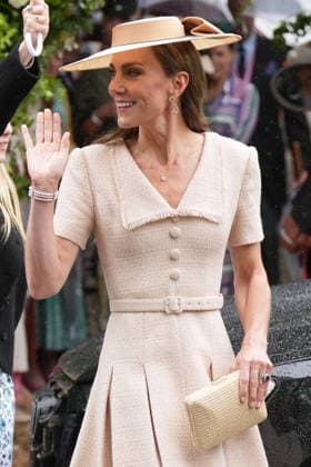 The Wedding of Harriet Sperling to Peter Phillips The Princess of Wales attends the Wedding of Harriet Sperling to Peter Phillips at All Saints Church, Kemble, Gloucestershire, UK, on the 6th June 2026. Picture by James Whatling Kemble All Saints Church Gloucestershire United Kingdom  WHA-0825