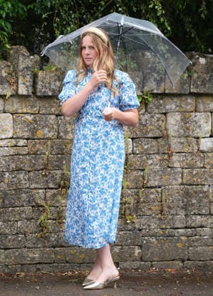 The Wedding of Harriet Sperling to Peter Phillips Mia Tindall attends the Wedding of Harriet Sperling to Peter Phillips at All Saints Church, Kemble, Gloucestershire, UK, on the 6th June 2026. Picture by James Whatling Kemble All Saints Church Gloucestershire United Kingdom  WHA-0825