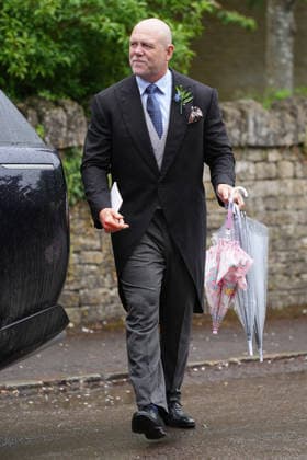 The Wedding of Harriet Sperling to Peter Phillips Mike Tindall attends the Wedding of Harriet Sperling to Peter Phillips at All Saints Church, Kemble, Gloucestershire, UK, on the 6th June 2026. Picture by James Whatling Kemble All Saints Church Gloucestershire United Kingdom  WHA-0825
