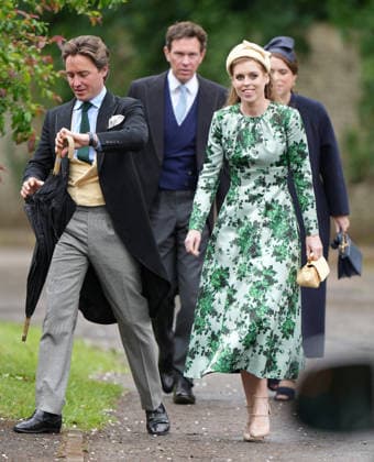 The Wedding of Harriet Sperling to Peter Phillips Edoardo Mapelli Mozzi and Princess Beatrice attend the Wedding of Harriet Sperling to Peter Phillips at All Saints Church, Kemble, Gloucestershire, UK, on the 6th June 2026. Picture by James Whatling Kemble All Saints Church Gloucestershire United Kingdom  WHA-0825