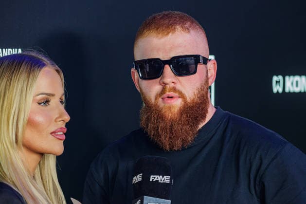 06.06.2026. Leverkusen. Michael Doleys (MckyTV) am Rande des Fame Fighting, das große Promibox-Event von BILD und Eugen Lopez in der Leverkusener Ostermann Arena. Zum ersten Mal in Kooperation mit dem britischen Pendant Misfits Boxing und dem internationalen Medienpartner The Sun. Leverkusen Ostermann Arena Nordrhein-Westfalen Deutschland *** 06 06 2026 Leverkusen Michael Doleys MckyTV on the sidelines of Fame Fighting, the big celebrity boxing event by BILD and Eugen Lopez at the Ostermann Arena in Leverkusen For the first time in cooperation with the British counterpart Misfits Boxing and the international media partner The Sun Leverkusen Ostermann Arena North Rhine-Westphalia Germany