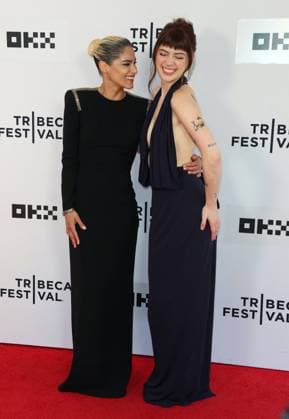 Tribeca Festival - Only What We Carry Premiere - NYC Sofia Boutella and Lizzy McAlpine attend the premiere Only What We Carry at the Tribeca Film Festival in New York, NY on June 6, 2026. Photo by Charles Guerin ABACAPRESS.COM New York City NY United States  Copyright: xGuerinxCharles ABACAx