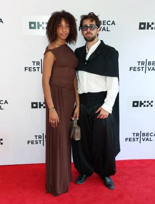 Tribeca Festival - Only What We Carry Premiere - NYC Charles Benoin and guest attend the premiere Only What We Carry at the Tribeca Film Festival in New York, NY on June 6, 2026. Photo by Charles Guerin ABACAPRESS.COM New York City NY United States  Copyright: xGuerinxCharles ABACAx