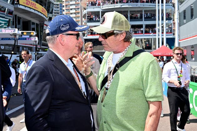 Prince Albert II of Monaco and Jean Luc Reichmann in the paddocks of the Formula 1 Louis Vuitton Grand Prix of Monaco 2026, in Monte Carlo, Monaco, on June 6, 2026 Bruno Bebert Bestimage Celebs in the paddocks of the Formula 1 Louis Vuitton Grand Prix of Monaco 2026, in Monte Carlo, Monaco, on June 6, 2026 dans les paddocks du Formula 1 Louis Vuitton Grand Prix de Monaco 2026, à Monte Carlo, Monaco, le 6 juin 2026 Bruno Bebert Bestimage Celebs in the paddocks of the Formula 1 Louis Vuitton Grand Prix of Monaco 2026, in Monte Carlo, Monaco, on June 6, 2026 Monte Carlo Monaco Copyright: xBrunoxBebertx xBestimagexBrunoxBebertx xBestimagex