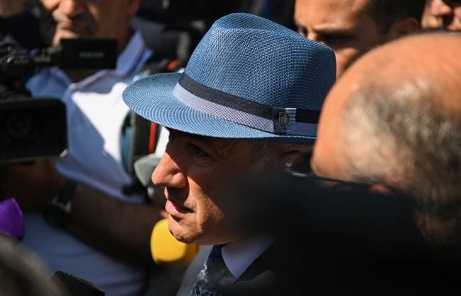 Armenia Parliamentary Election 9184602 07.06.2026 Civil Contract party leader and Armenian Prime Minister Nikol Pashinyan leaves a polling station after casting his ballot during the Armenian parliamentary election in Yerevan, Armenia. Stringer Sputnik Yerevan Armenia  Copyright: xStringerx