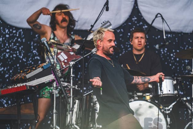 IDLES live at Northside 2026 Aarhus, Denmark. 05th, June 2026. The British post-punk band IDLES performs a live concert during the Danish music festival Northside 2026 in Aarhus. Here vocalist Joe Talbot is seen live on stage. Denmark, Aarhus  Copyright: xGonzalesxPhoto RolfxMeldgaardx