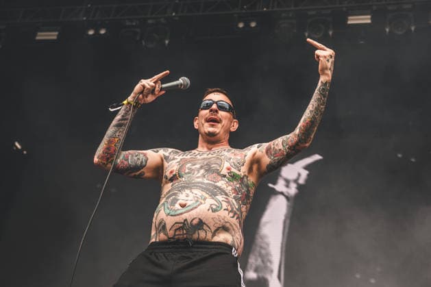 Viagra Boys live at Northside 2026 Aarhus, Denmark. 06th, June 2026. The Swedish punk band Viagra Boys performs a live concert during the Danish music festival Northside 2026 in Aarhus. Here vocalist Sebastian Murphy is seen live on stage. Denmark, Aarhus  Copyright: xGonzalesxPhoto RolfxMeldgaardx