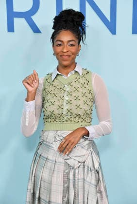 Cast member Jessica Williams attends Apple TV s dramatic comedy series Shrinking Emmy FYC Event screening at the DGA Theatre Complex on Saturday, June 6, 2026. Storyline: A grieving therapist starts to tell his clients exactly what he thinks. Ignoring his training and ethics, he finds himself making huge changes to people s lives - including his own.  LAP2026060653 JIMxRUYMEN