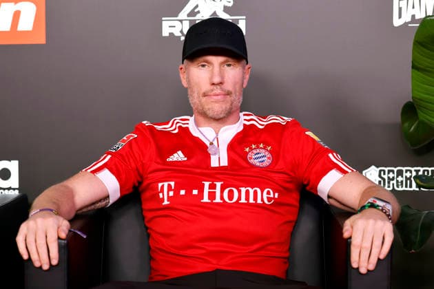 Fußballspieler Christian Lell bei Fame Fighting International, dem großen Promi-Boxen von BILD und Eugen Lopez - erstmalig in Kooperation mit Misfits Boxing und dem britischen Medienpartner The Sun - in der Leverkusener Ostermann Arena. Leverkusen, 06.06.2026 NRW Deutschland *** Soccer player Christian Lell at Fame Fighting International, the big celebrity boxing event organized by BILD and Eugen Lopez for the first time in cooperation with Misfits Boxing and the British media partner The Sun at the Ostermann Arena in Leverkusen, 06 06 2026 NRW Germany Copyright: xChristophxHardtx