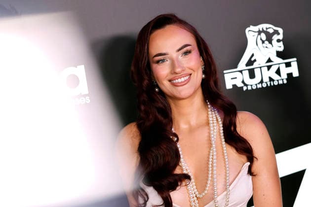 Reality-TV-Star Paulina Ljubas bei Fame Fighting International, dem großen Promi-Boxen von BILD und Eugen Lopez - erstmalig in Kooperation mit Misfits Boxing und dem britischen Medienpartner The Sun - in der Leverkusener Ostermann Arena. Leverkusen, 06.06.2026 NRW Deutschland *** Reality TV star Paulina Ljubas at Fame Fighting International, the big celebrity boxing event organized by BILD and Eugen Lopez for the first time in cooperation with Misfits Boxing and British media partner The Sun at the Ostermann Arena Leverkusen, 06 06 2026 NRW Germany Copyright: xChristophxHardtx
