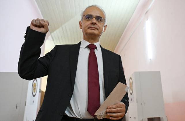 Armenia Parliamentary Election 9184737 07.06.2026 Armenian National Congress party leader and candidate for Prime Minister of Armenia Levon Zourabyan casts his ballot at a polling station during the Armenian parliamentary election in Yerevan, Armenia. Sputnik Sputnik Yerevan Armenia  Copyright: xSputnikx