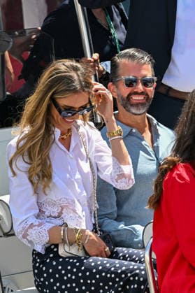 Donald Trump Jr and his wife Bettina Anderson in the paddocks of the Formula 1 Louis Vuitton Grand Prix of Monaco 2026, in Monte Carlo, Monaco, on June 7, 2026 Bruno Bebert Bestimage Donald Trump Jr and his wife Bettina Anderson in the paddocks of the Formula 1 Louis Vuitton Grand Prix of Monaco 2026, in Monte Carlo, Monaco, on June 7, 2026 Monte Carlo Monaco  Copyright: xBrunoxBebertx xBestimagexBrunoxBebertx xBestimagex