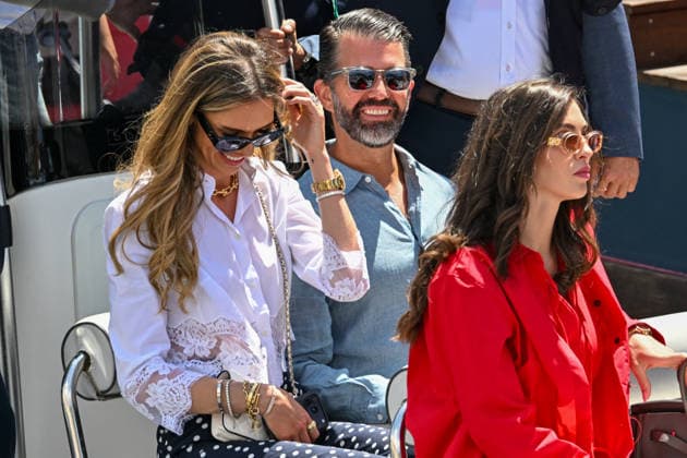 Donald Trump Jr and his wife Bettina Anderson in the paddocks of the Formula 1 Louis Vuitton Grand Prix of Monaco 2026, in Monte Carlo, Monaco, on June 7, 2026 Bruno Bebert Bestimage Donald Trump Jr and his wife Bettina Anderson in the paddocks of the Formula 1 Louis Vuitton Grand Prix of Monaco 2026, in Monte Carlo, Monaco, on June 7, 2026 Monte Carlo Monaco  Copyright: xBrunoxBebertx xBestimagexBrunoxBebertx xBestimagex