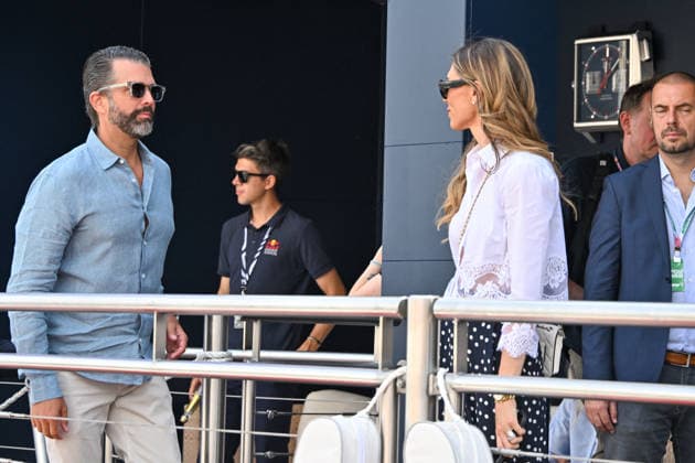 Donald Trump Jr and his wife Bettina Anderson in the paddocks of the Formula 1 Louis Vuitton Grand Prix of Monaco 2026, in Monte Carlo, Monaco, on June 7, 2026 Bruno Bebert Bestimage Donald Trump Jr and his wife Bettina Anderson in the paddocks of the Formula 1 Louis Vuitton Grand Prix of Monaco 2026, in Monte Carlo, Monaco, on June 7, 2026 Monte Carlo Monaco  Copyright: xBrunoxBebertx xBestimagexBrunoxBebertx xBestimagex