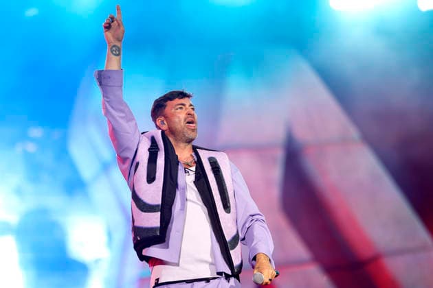 Sänger und Rapper Marteria (Marten Laciny) bei Rock am Ring (RaR) 2026. Rock am Ring ist ein von Marek Lieberberg gegründetes Musikfestival, das traditionell auf dem Nürburgring in der Nähe der Stadt Adenau in der Eifel stattfindet. Es gilt als das traditionsreichste Rockfestival Deutschlands. Nürburg, 06.06.2026 Rheinland-Pfalz Deutschland *** Singer and rapper Marteria Marten Laciny at Rock am Ring RaR 2026 Rock am Ring is a music festival founded by Marek Lieberberg, which traditionally takes place at the Nürburgring near the town of Adenau in the Eifel region It is considered the most traditional rock festival in Germany Nürburg, 06 06 2026 Rhineland-Palatinate Germany Copyright: xChristophxHardtx