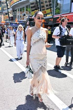 IPA85439252 - Monte Carlo, Formula 1 Monaco Grand Prix - Celebrities watch the race - Alexandra Leclerc In the photo: Alexandra Leclerc  Copyright: xManuelexMangiarottix xManuelexMangiarottix 85439252