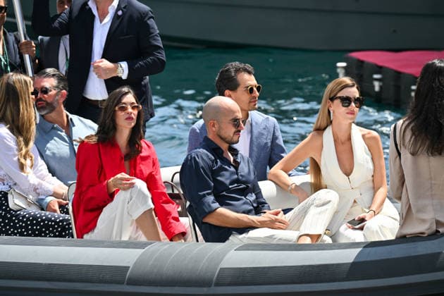 IPA85439842 - Monte Carlo, Formula 1 Monaco Grand Prix - Celebrities watch the race Pictured: Bettina Anderson and Donald Trump Jr.  Copyright: xManuelexMangiarottix xManuelexMangiarottix 85439842