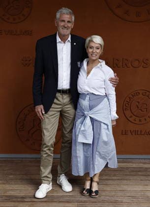 Gilles Moretton and his wife Christine during the 2026 French Open at Roland Garros in Paris, France, on June 7, 2026 Jacovides Moreau Bestimage Celebs attending the village photocall during the 2026 French Open at Roland Garros in Paris, France, on June 7, 2026 Paris France  Copyright: xJACOVIDES-MOREAUx xBESTIMAGExJACOVIDES-MOREAUx xBESTIMAGEx