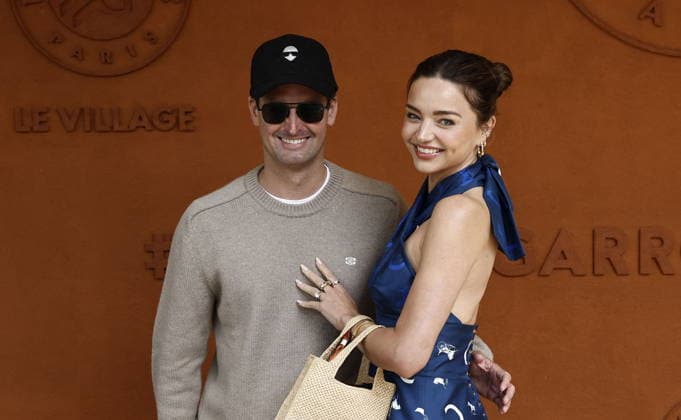 Miranda Kerr and husband Evan Spiegel during the 2026 French Open at Roland Garros in Paris, France, on June 7, 2026 Jacovides Moreau Bestimage Celebs attending the village photocall during the 2026 French Open at Roland Garros in Paris, France, on June 7, 2026 Paris France  Copyright: xJACOVIDES-MOREAUx xBESTIMAGExJACOVIDES-MOREAUx xBESTIMAGEx