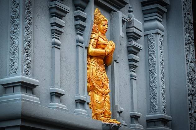 Eröffnung Hindu-Tempel in Berlin ** NUR FÜR REDAKTIONELLE ZWECKE ** EDITORIAL USE ONLY **<p>Eröffnung Hindu-Tempel in Berlin, Im Sri-Ganesha-Hindu-Tempel Berlin stehen Hinduistische Götterstatuen, sogenannte Murtis. Für die Eröffnung des Hindu-Tempels beginnen mehrtägige Feierlichkeiten und Rituale., fotografiert am 07.06.2026 in Berlin. Berlin Berlin Berlin Copyright: MaurizioxGambarini *** Opening Hindu Temple in Berlin FOR EDITORIAL PURPOSES ONLY EDITORIAL USE ONLY p Opening Hindu Temple in Berlin, In the Sri Ganesha Hindu Temple Berlin stand Hindu statues of gods, so-called Murtis For the opening of the Hindu temple, several days of celebrations and rituals begin, photographed on 07 06 2026 in Berlin Berlin Berlin Berlin Copyrigh Copyright: MaurizioxGambarini doc866pyjyig34bj8tva5 ,EDITORIAL USE ONLY