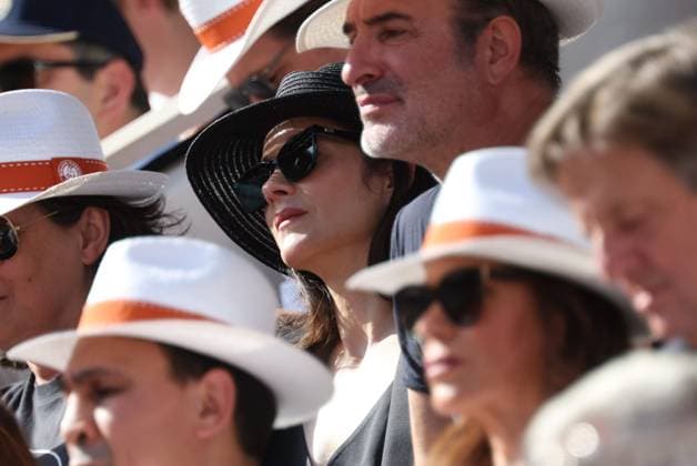 ROLAND GARROS PHOTOPQR LE PARISIEN Le Parisien Arnaud Journois PARIS 07 06 2026 Paris Stade Roland Garros, le 7 juin 2026 Tennis Internationaux de France de Roland Garros Simple Messieurs Court Philippe Chatrier finale Alexander Zverev vs Flavio Cobolli Marion Cotillard et Jean Dujardin Photo Le Parisien Arnaud Journois Roland Garros French Open tennis tournament, in Paris, France, on 07 June 2026 PARIS France  Copyright: xPHOTOPQR LExPARISIEN MAXPPPxLexParisienx xArnaudxJournoisx 20260607LPA2266 20260607LPA2266