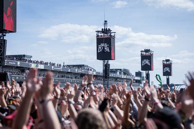 Rock am Ring 2026, Tag 3, 7.6.2026 Fans bei Finch -- Mit dem Traditionsfestival Rock am Ring am Nürburgring in der Eifel startet in Deutschland die Festival-Saison. Rock am Ring findet in diesem Jahr vom 5. bis 7. Juni statt. Rund 80 Bands und Künstler stehen auf einer der drei großen Bühnen. Nürburg Nürburgring Rheinland-Pfalz Deutschland *** Rock am Ring 2026, Day 3, 7 6 2026 Fans at Finch The traditional Rock am Ring festival at the Nürburgring in the Eifel region kicks off the festival season in Germany Rock am Ring will take place this year from June 5 to 7 Around 80 bands and artists will perform on one of the three large stages Nürburg Nürburgring Rhineland-Palatinate Germany Copyright: xSebastianxDerixx