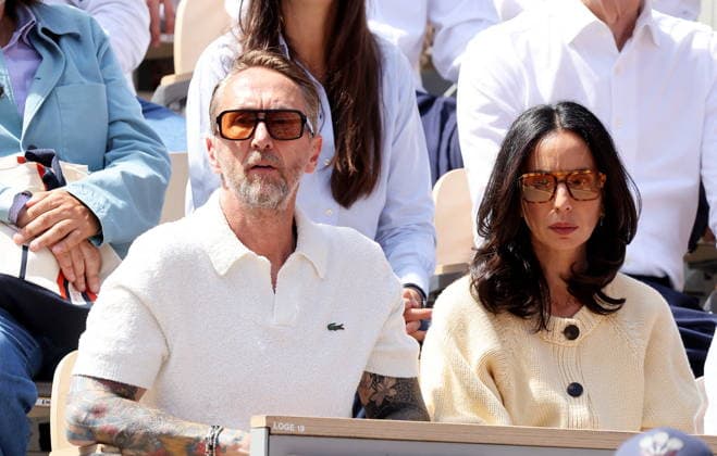 Philippe Caverivière and his wife Sarah Celebrities in the stands at the mens final of the French Open at Roland Garros 2026 on June 7, 2026 Jacovides Moreau Bestimage Celebrities in the stands at the mens final of the French Open at Roland Garros 2026 on June 7, 2026 Paris France  Copyright: xJACOVIDES-MOREAUx xBESTIMAGExJACOVIDES-MOREAUx xBESTIMAGEx