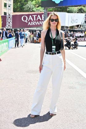 IPA85446894 - Monte Carlo, Formula 1 Monaco Grand Prix , Celebrities watch the race In the photo: Frida Aasen  Copyright: xManuelexMangiarottix xManuelexMangiarottix 85446894