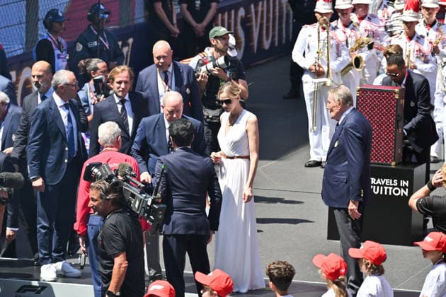 IPA85447441 - Monte Carlo, Formula 1 Monaco Grand Prix , Celebrities watch the race In the photo: Albert II of Monaco, Charlene Wittstock  Copyright: xManuelexMangiarottix xManuelexMangiarottix 85447441