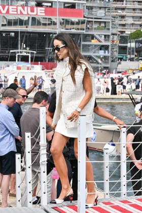 IPA85446697 - Monte Carlo, Formula 1 Monaco Grand Prix , Celebrities watch the race In the photo: Tamara Kalinic  Copyright: xManuelexMangiarottix xManuelexMangiarottix 85446697