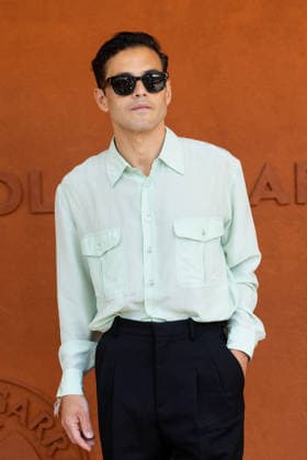 Rami Malek attending the 2026 French Open at Roland Garros in Paris, France, on June 7, 2026 Jacovides Moreau Bestimage Celebs attending the village photocall during the 2026 French Open at Roland Garros in Paris, France, on June 7, 2026 Paris France  Copyright: xJACOVIDES-MOREAUx xBESTIMAGExJACOVIDES-MOREAUx xBESTIMAGEx