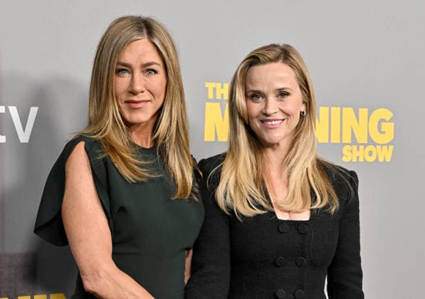 Apple TV™s ˜The Morning Show™ S4 Emmy FYC Jennifer Aniston and Reese Witherspoon arriving to Apple TV™s The Morning Show season 4 Emmy FYC held at the Directors Guild Theatre on June 7, 2026 in Los Angeles, CA. Los Angeles Directors Guild Theatre California USA Copyright: xLisaxOConnorx xAFF-USA.comx